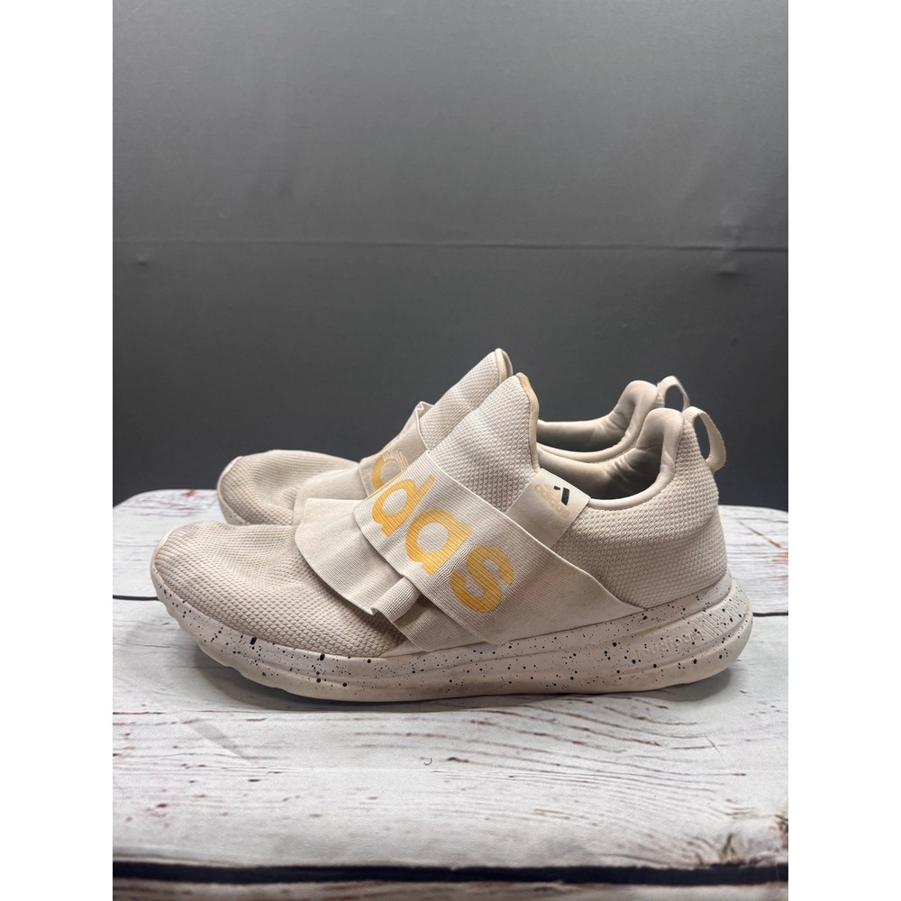 Adidas Cloudfoam Pure 2.0 Mens 14 Beige Gold Slip On Running Shoes